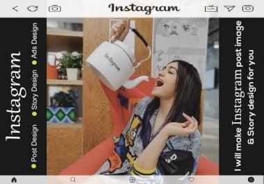 I will create Instagram post & story design