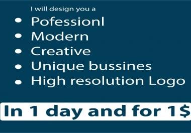 I will design you a unique and professional logo