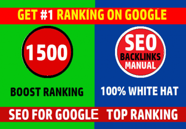 Guaranted white hat seo 1500 backlinks,  link building service for google top ranking