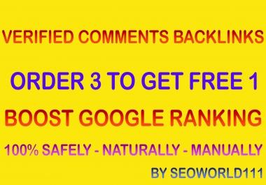 Unique 2,000 Verified Comments Backlinks for Fast Links Indexing