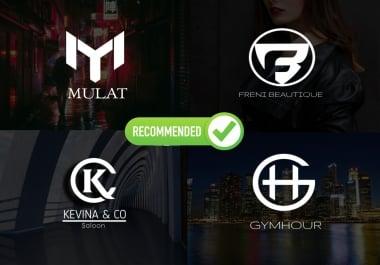 I will do monogram logo design