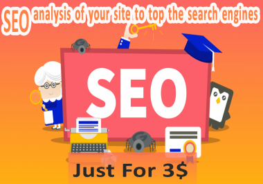 Detailed SEO analysis of your site to top the search engines bug report