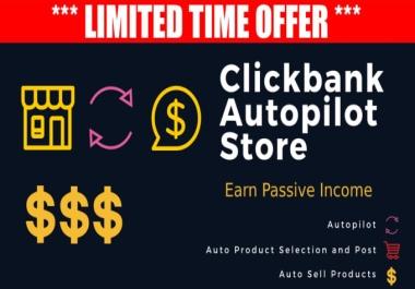 I will create a Clickbank Autoblog affiliate website For Passive Income