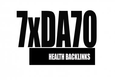 give your backlink on DA70x7 Health permanent blogroll