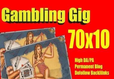 I will give link Da70x10 site Gambling blogroll permanent