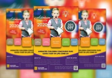 I will design any business flyer,  brochure,  poster or Leaflet