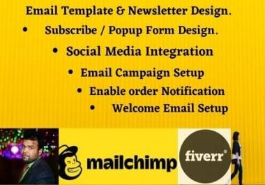 I will do create professional email template