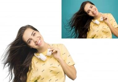 I will do Photoshop hair masking and Image editing