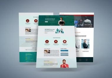 I will design web pages for your business