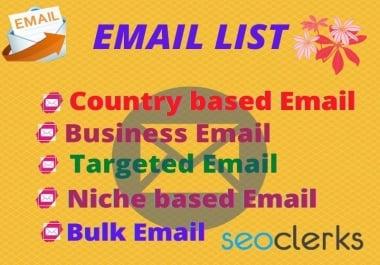I will provide your targeted 1000 email as you want