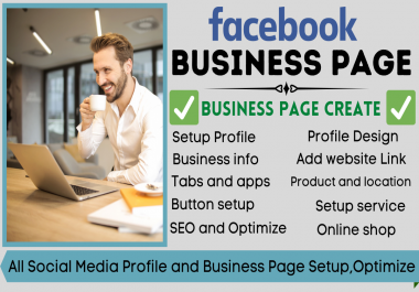 I will develop your any social media profile and facebook business page