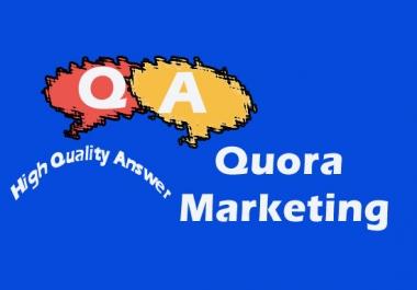 I will promote your business guaranteed by 8 HQ Quora Answers
