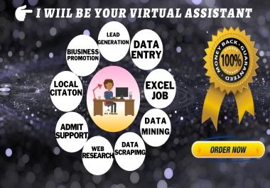 i will be your dependable & affordable Virtual assistant