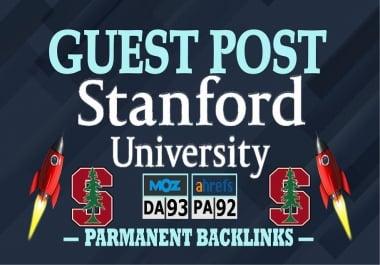 Edu Guest Post on stanford. edu- DA93 with Dofollow Link