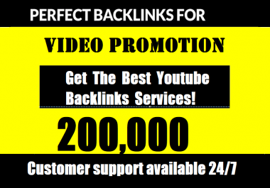 Build 200,000 YouTube SEO Backlinks for Embeds Organic Video Promotion