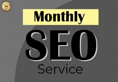 Create monthly SEO Service with Guaranteed Page 1 Ranking