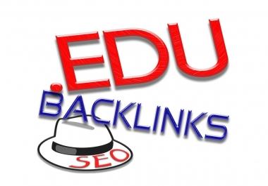 Add create 100 edu gov high authority SEO link building backlink
