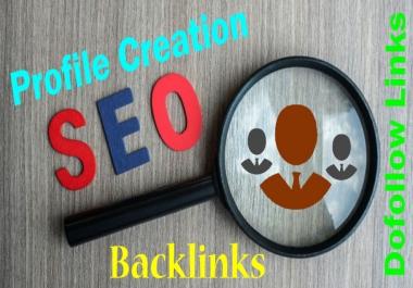 I will make manually 45 High Quality Profile Seo Backlinks HQ Website Live Link Guaranty