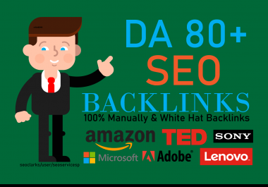 50 Big Brand Companies Seo Backlinks With DA 80 Site For Google Top Ranking