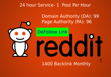 Dofollow Backlinks from Reddit SUPERSTRONG DA97 High Quality,  Daily Posting,  Guest Posting