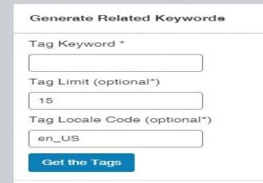 Google Related Keywords Generator plugin for Wordpress