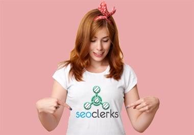 I will put your logo or your custom message on any celebrity Tshirt