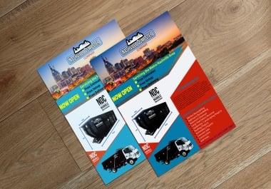 I will do professional business flyer designer