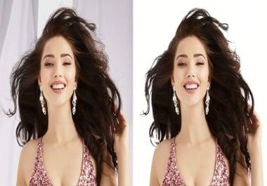 I will do hair masking and background remove