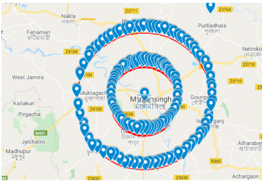 I'll create 1500+ google map citation in local area