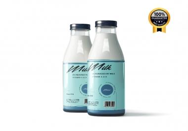I will design product,  bottle or jar label with a free mockup