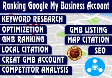 I will do rank, create and manage google my business
