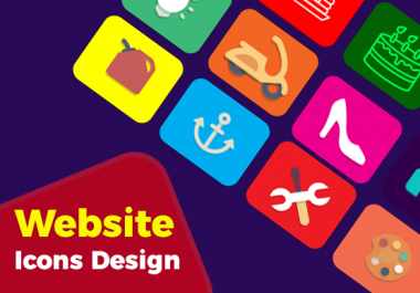 I will design website icon set or app icon in png format