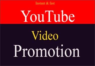I Will do organic youtube promotion to boost your videso