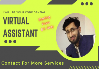 I will be your virtual assistant for file conversion,  data entry or any other work