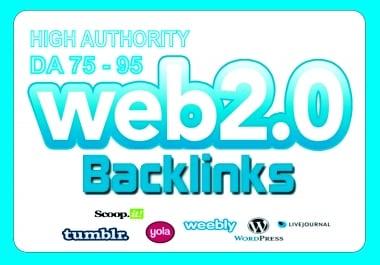 I Will Make 20 High Authority Do-Follow Web 2 0 Backlinks With Content