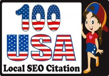 I Will Do 100 USA Local SEO Citations And Directory Submission