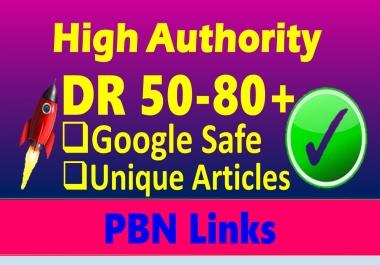 I'll build 15 seo dofollow DR 50 to 70 high quality backlinks