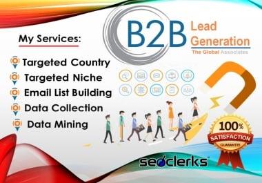 I Will Provide B2B LinkedIn Lead Generation And Targeted Email Finding List