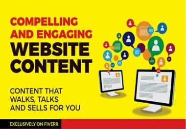 I will write engaging SEO riched content