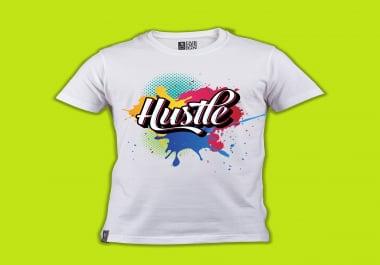 I will create an awesome t-shirt design