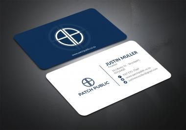 I will do amazing business card for you