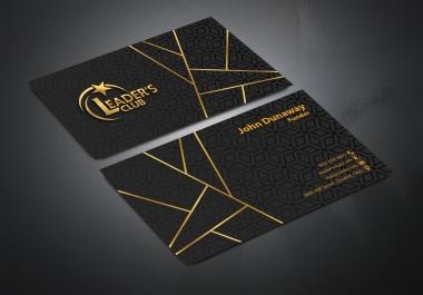 I will design the outstanding business card for you