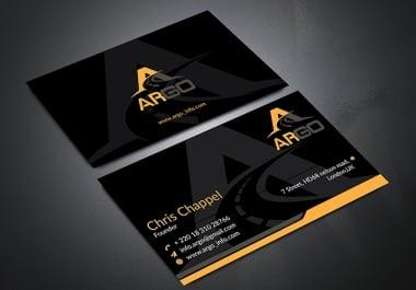 I will design minimal business card within 6 hours