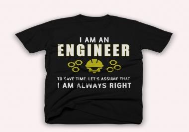 I will design modern T shirtwithin 8 hours