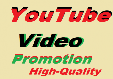 YouTube Video Promotion All In One Service High Quality