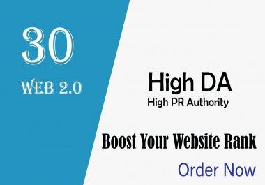 I will skyrocket your website with high PR web 2 0 sites