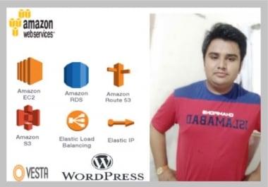 AWS Engineer I will install Vesta WordPress on ec2 and will upload static website on s3.