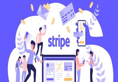 Fully Verified Stripe payment gateway for your name with USA BR