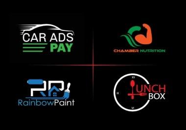 I will design custom creative modern minimalist unique brand logo