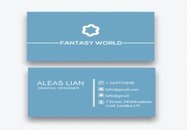 I will create simple Business Card design